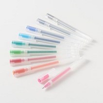 무인양품 MUJI 볼펜·9색 세트ㆍ캡식ㆍ0.38mm 자주 모던하우스 한샘