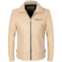 건방죽 남자 가죽 자켓 스카잔 명품 점퍼 조끼 재킷 첫 번째 레이어 소 남성용 오토바이 슬림 258