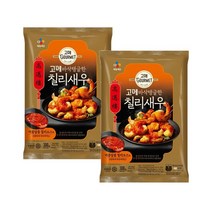 CJ 고메 바삭탱글한 칠리새우 300g 중화음식 간편식 캠핑요리, 2개