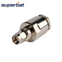 Superbat SMA Male 스트레이트 크림프 부착 케이블 마운트 RF 동축 커넥터 50 Ohm LMR400 RG213 용, One Color, One Size