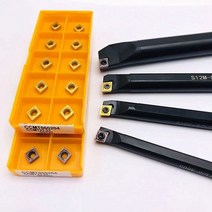 터닝 홀더 인서트 카바이드 보링 바 커터 CNC 선반 공구 도구 도 나선형 선삭 68, S10K -SCLCR06, 삽입물 없음