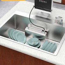 초음파 싱크대 초음파설거지 카페 깨끗한 세면대 세척, 상세 페이지 참고, 380w 폭 245mm
