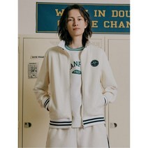 BEAN POLE 바서티 그래픽 반팔 스웨트셔츠 화이트 3242911