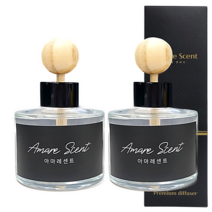 아마레센트 베이직 차량용 디퓨저 120ml x 2개입, 1세트, 편백피톤치드