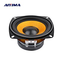 AIYIMA 1 개 4 인치 오디오 휴대용 스피커 4 옴 15 와트 저음 스피커 DIY 전문 멀티미디어 서브 우퍼 스피, 한개옵션0