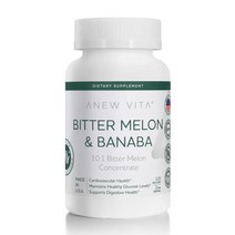 어뉴비타 비터 멜론 바나바 여주 바나바잎 고농축 추출물 영양제 120캡슐