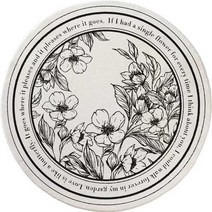 3종 꽃 플라워 빈티지 단모 원형 러그 발매트 매트 라운드 공주 러블리 카페트