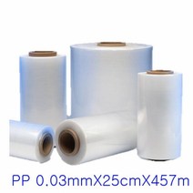 PP 비닐원단 0.03mmX25cmX457m 1롤 - (비닐/마끼비닐/폴리비닐/필름/롤비닐/포장지/포장용품/공구/건강)