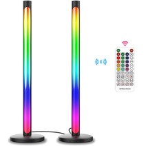 iGrow 스마트 LED 게이밍 PC방 모니터 TV 백라이트 RGB 조명 음악에 맞추어 율동하다, 2개