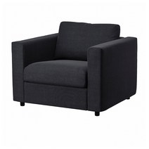 이케아VIMLE 빔레 암체어 삭세마라 블랙블루 - IKEA