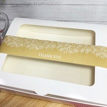 포장띠지(레이스) / 62x5cm 25장 // THANK YOU