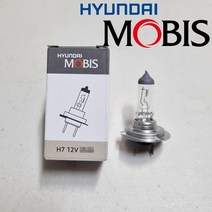 현대모비스 아반떼MD 전조등 헤드 라이트 H7, H7 수퍼롱라이프 (55W), 1개