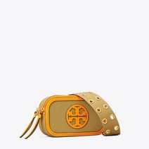 토리버치 밀러 캔버스 미니 크로스바디 백 - 큐민 219612