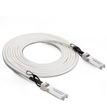 [화이트] 컬러 10G SFP DAC 케이블 시스코 SFPH10GBCU5M 유비퀴티 유니파이 디링크 슈퍼마이크로 넷기어 미크로틱 포티넷용 트위낵스 5m(16.4피트)