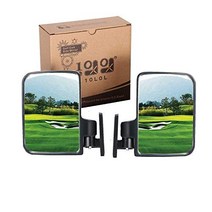 10L0L Golf Cart 2 Side Rear View Mirror for EZGO Yamaha Club Car Side Mirrors Golf Cart, 1