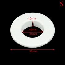 1pcs 에어컨 구멍 장식 커버 에어컨 구멍 플러그 벽 구멍 차단 구멍 커버 파이프 씰링 커버, s