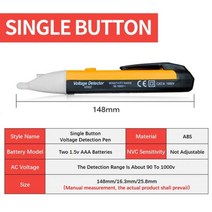 측정 테스터 전압 감지 펜 전기 표시기 LCD 센서 소켓 벽 비접촉 Ac 감지기 전원 콘센트 기기 901000V, 90-1000V