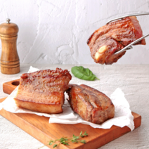 거상곳간 직화초벌 통삼겹살 바베큐 간편식 밀키트 2인분 500g