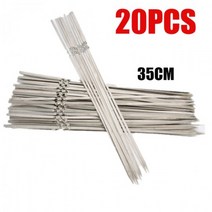 바베큐용 꼬치 재사용 가능 그릴 스테인레스 스틸 꼬치, 20pcs 꼬치