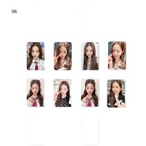 아이브 IVE 장원영 개인포토카드 양면 포카 8장세트 6종 아이돌 굿즈 폴꾸 포꾸, 세트6