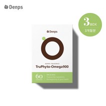 덴프스 트루식물성오메가900 3개월 3BOX, 단품/단품