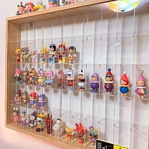 해외발송 (피규어 진열장)블라인드 박스 수납 디스플레이 랙 벽걸이 형 핸드 메이드 디스플레이 캐비닛 수납 박스 버블 모델 특별 보호-18669, 19. 중간 중첩 디스플레이 캐비닛