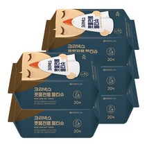 크리넥스 콧물전용 물티슈, 20매, 5팩