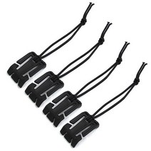 2/4pcs 캠핑 가방 행거 후크 전술 Molle 배낭 버클 Carabiner 클립 클램프 생존 기어 도구 장비, [05] 4pcs Black