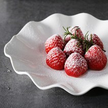 아망 화이트 카페접시 소&중 선택1p