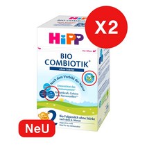 힙 바이오 콤비오틱 NeU 무전분 2단계_600g 신상품 분유, 2개, 600g