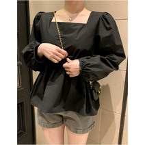 날씬해보이는 오버핏 빅사이즈 예쁜 봄 데이트룩 블라우스