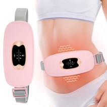 뱃살 마사지기 복부 안마기 배마사지 진동 운동기구 온열, 스타일 에이 핑크