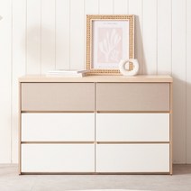 파트 옷서랍 넓은 침실 수납 와이드 1200 3단 서랍장, 아카시아그레이