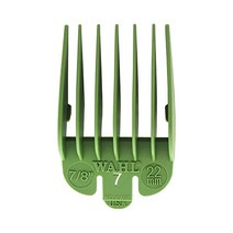 Wahl Professional #7 컬러 코딩 가이드 빗 부착 78인치(22mm) 3145 1403 전문 스타일리스트 및 이발사에게 적합 녹색