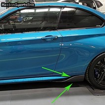 아우디 바디킷 카본 섬유 사이드 스커트 audi a5 s5 rs5 sline 쿠페 카브리올레 사이드 윙, 없음