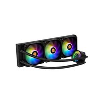 Thermaltake TT CL-W341-PL36SW-A Dragon 360 수냉 RGB 쿨러 팬 지원 AMD Intel CPU 마더 보드 신규, 01 검정