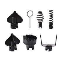 하수구뚫음기계 배수구 싱크대 하수구막힘 뚫어뻥7x 배수 기계 커터 헤드 단면 오거 막힘 제거제 덕트 차, 한개옵션0