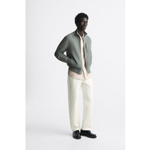 독일 자라 ZARA LIGHTWEIGHT BOMBER JACKET - Grey green 103543