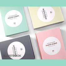 4x6 포켓 포토 앨범 포토북 사진 포켓식 엽서 앨범, 패턴바나나