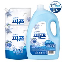 피죤 섬유유연제 블루비앙카 3.1L 용기+2.3L리필 x 2개