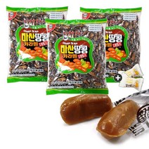 흑마표 원조 마산땅콩카라멜(500g) 3봉(+밀크츄 2개포함), 1세트