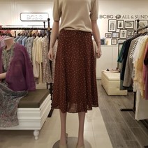 비씨비지 BCBG 폴도트 프린트sk-B1C7S215-74