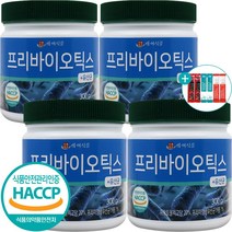 프리바이오틱스 유산균 가루 분말 유산균먹이 프락토올리고당 대용량 300g, 1, 4병
