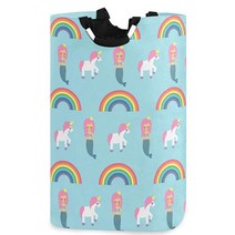 Visesunny 아프리카 부족 민족 코끼리와 사슴 대용량 세탁 바구니 방수 옥스포드 천 보관 바구니 침실 욕실 기숙사 어린이 방을 위한, Multi29