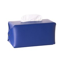 소프트레더 가죽 티슈 케이스, 딥블루, 1개