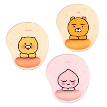 카카오프렌즈 손목 쿠션 마우스 패드 / 손목받침 손목보호 겔타입 마우스패드, 어피치(핑크)