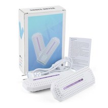 신발건조기 UV 살균 신발 건조기 히터 탈취제 제습 장치 전기 일정한 온도 건조 탈취, 백색_EU