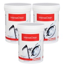 밀레 식기세척기 세탁기 청소 세제 가루 인텐스 클린 Intense Clean 200g 3개, 1개