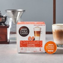 네스카페 스토어 돌체구스토 캡슐 캐러멜 라테 마키아토 16입