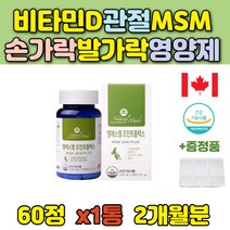 캐나다 연골 관절 뼈 건강 에 좋은 엠에스엠 비타민D 뻣뻣한 손가락 발가락 허리 무릎 고관절 엉치뼈 식이유황 MSM 영양제 보조제 저분자콜라겐 과체중 여성 시니어 70대